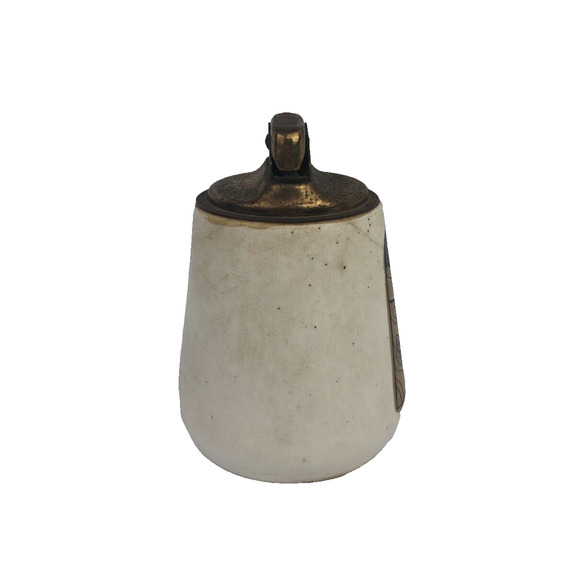 Vintage Sascha B Brastoff Tiki Table Lighter Ashtray L1 Mid Century Stoneware - Picture 2 of 16